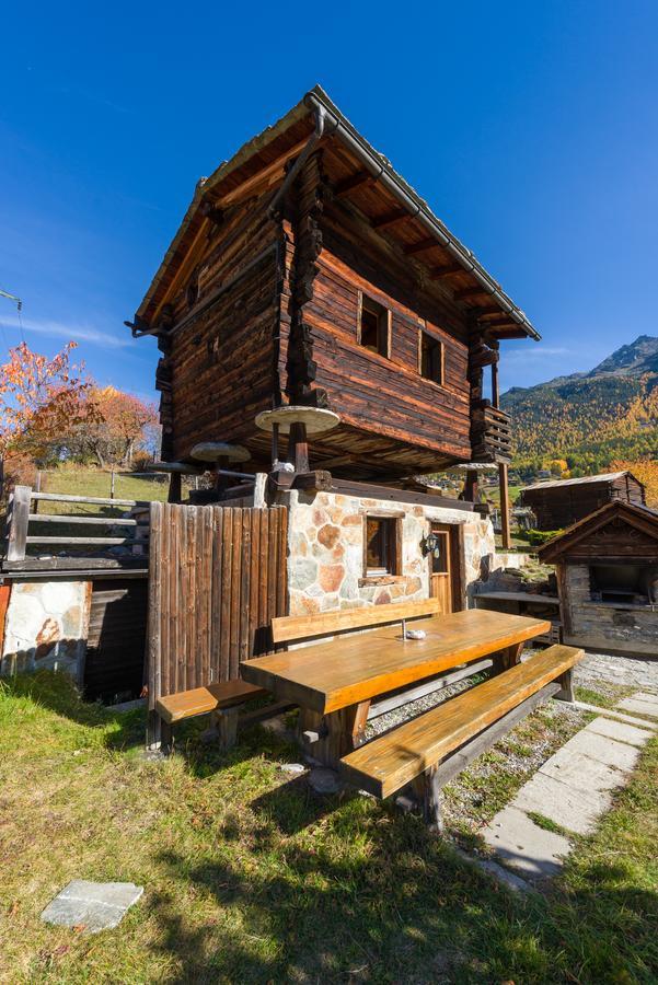 Korn-Stadel Arida Prata "Natur Pur" Grachen Exterior photo